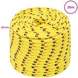  Višenamjensko pomoćno uže 14 mm 25 m Žuta PP | shoptok.hr