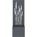 vidaXL Vrtni Sadič s Dekorativnom Pločom Antracit 50 x 140 cm | shoptok.hr