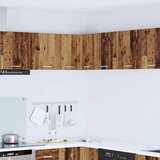 Viseći ormarić s pohranom Stari drvo i bijela 57 x 57 x 40 cm | shoptok.hr