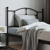  Metalno uzglavlje crno 107 cm | shoptok.hr