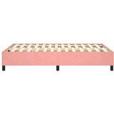  Za krevet s oprugama ružičasti 120 x 200 cm baršunasti | shoptok.hr