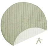 Zelena/kremno bela otroška igralna podloga Bamboo Leaf –