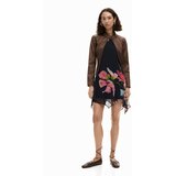 Desigual Haljina tirkiz / roza / crna / bijela | shoptok.hr