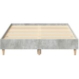  Krevetna konstrukcija Betonski sivi 193 x 123 x 25 cm | shoptok.hr