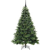 vidaXL Umestno božično drevo med 300 LED Zelena 180 cm PE in PVC | Shoptok.si