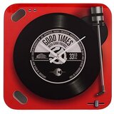 Widdop & Co. zidni sat - musicology, red record player Cene