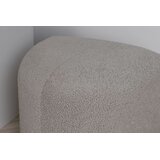 Venture Home puf Peg (art. 15570-405) ⌀46 × 41 cm, siva (greige) | shoptok.hr