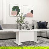 vidaXL Klubska mizica bela 103,5x60x40 cm iverna plošča Cene