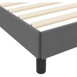 vidaXL Postelja z vzmetnico Drugo Temno siva 120 x 190 cm blago | Shoptok.si