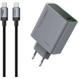  TRANYOO Kućni punjač T-EU8 120W Gan Suoer-Compatibile Charger +Type C kabl SIVI | ePonuda.com