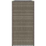  Vrtna sadilica siva 40 x 40 x 80 cm od poliratana | shoptok.hr