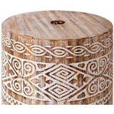 vidaXL balineški parasol krema 180-190 cm pamuk, solidno drvo | shoptok.hr