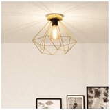 Eglo Tarbes plafonjera E27, 32,5 cm, brušeni mesing, 43678 Cijene