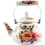 HOP Čajnik s cedilom vrtnica 1,5l / indukcija / emajl, inox, (20928629) | Shoptok.si