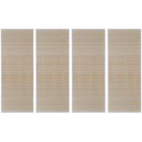 Maison Chic Pravokotne Preproga, Ruge iz naravnega bambusa 4 kosi 120x180 cm, (22121682) | Shoptok.si