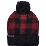 Urban Classics Accessoires Pom Beanie - Black/Red Cijene