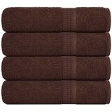  Ručnici za tuširanje FROGN 4 kom smeđi 70x140 cm 360 g/m² | shoptok.hr