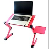 Aptel SL7B sklopivi stol za laptop s USB hlađenjem i policom za miš – ružičasti | shoptok.hr
