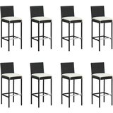  9-dijelni vrtni barski set s jastucima crni | shoptok.hr