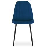 PADVA stolica - tamnoplavi baršun / crne noge x 2 | shoptok.hr