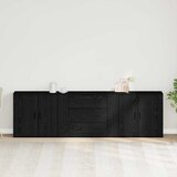  Kreveta Crni hrast 240 x 33 x 70 cm Konstruirano drvo | shoptok.hr