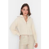 Trendyol Ecru Zipper Detailed Knitwear Cardigan Cijene