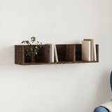 vidaXL Stenska omarica rjavi hrast 75x18x16,5 cm inženirski les Cene