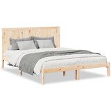 Maison Chic Daljši Posteljni okvir - Dvoposteljna postelja - Zakonska postelja brez vzmetnice 160x220 cm trden les, (21695252) Cene