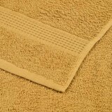 vidaXL Kopalne brisače 2 kos zlata 100x150 cm 360 g/m² 100% bombaž | Shoptok.si