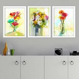 Wallity Set uramljenih slika 3BC_286091544, 3 Dela | ePonuda.com