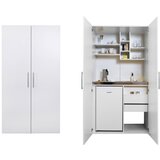 RESPEKTA kuhinja v omari peter (104 cm, s steklokeramično ploščo, bela) | Shoptok.si