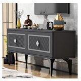 Hanah home tv polica arel anthracite silver