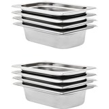  Posude Gastronorm 8 kom GN 1/4 65 mm od nehrđajućeg čelika | shoptok.hr