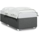  The Living Store Posteljni okvir temno siv 100x200 cm blago - Posteljni Okvir, (21526438) | Shoptok.si
