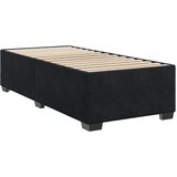 Box spring krevet s madracem crni 90x190 cm baršunasti | shoptok.hr