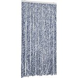  Zastor protiv muha plava i bijeli 100 x 200 cm od šenila | shoptok.hr