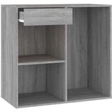  Toaletna mizica z omaricami siv sonoma inženirski les, (20909162) | Shoptok.si