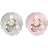 Bibs Colour Natural Rubber Size 2: 6+ months duda Haze / Blossom 2 kos Cene