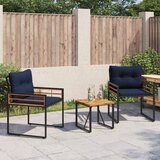  Set vanjskog namještaja s jastukom 3 pcs Mornarska | shoptok.hr