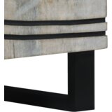 vidaXL Posteljne mize s predalom Bela in črna 50 x 33 x 60 cm | Shoptok.si
