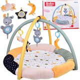  Mekana podloga za igru za bebe s 2 luka i 4 igračke, 80 cm | shoptok.hr