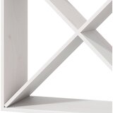  Stalak za vino 2 pcs Bijelo 62 x 25 x 62 cm Čvrsto borovo drvo | shoptok.hr