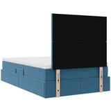  Krevet s prostorom za pohranu s LED-om Plava 120 x 190 cm | shoptok.hr