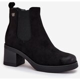 Boto Women's ankle boots on heel lined black Zelia | shoptok.hr