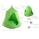 Olimp Sport Ljuljaška gnezdo Sharky Tent svetlo zelena | ePonuda.com