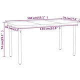  Vrtna jedilna garnitura 7-delna črna, (20674113) | Shoptok.si