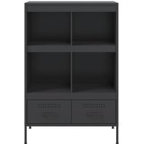  Visoka komoda crna 68 x 39 x 101,5 cm od čelika | Eponuda.com
