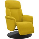  Naslonjač s osloncem za noge žuti baršunasti | shoptok.hr