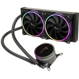 InterTech LC-240 RGB AIO 240mm 250W ARGB vodno hlajenje | Shoptok.si