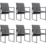  Vrtni set za objed 7 pcs Crna Čelik | Eponuda.com